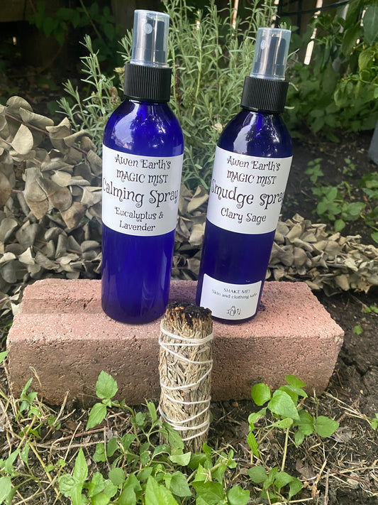 Calming and cleansing smudge spray